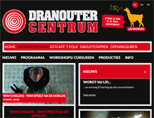 Tablet Screenshot of muziekcentrumdranouter.be
